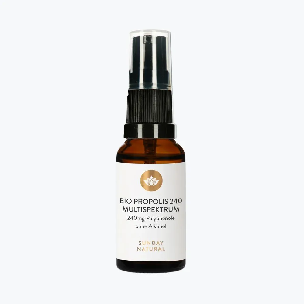 Multispectrum Organic Propolis Spray 240 mg | Sunday Natural | No Alcohol