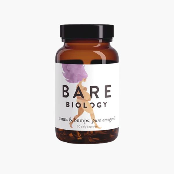 Bare Biology Mums & Bumps Omega-3 | Pure Pregnancy Fish Oil for Mum & Baby